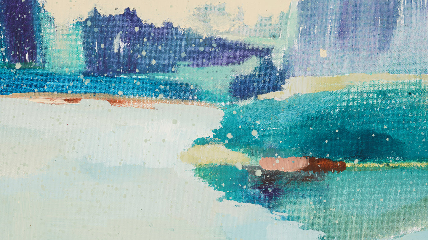 The Early Morning at the Lake